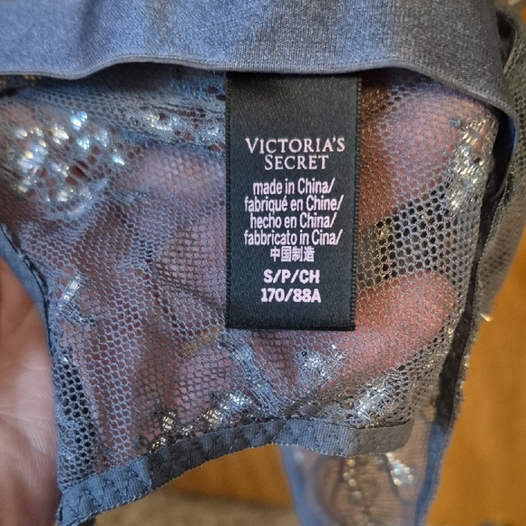 Victoria's Secret Gray Lace Bodysuit - Picture 4 of 6